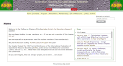 Desktop Screenshot of melbourne.asor.org.au